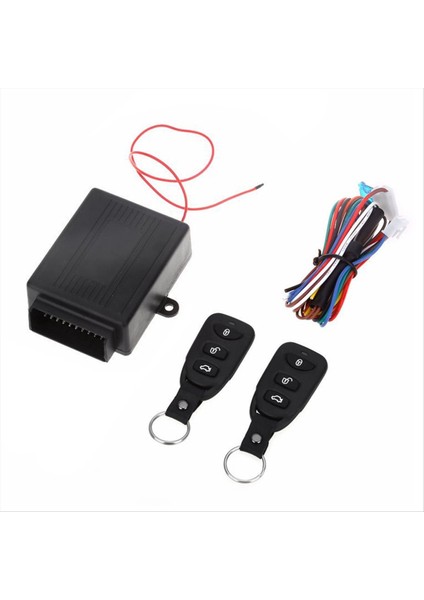 12V Evrensel Araba Otomatik Uzak Merkezi Kit Kilit Kilit Kilitli Aracı 2 Uzaktan Kumanda ile Anahtarsız Giriş Sistemi (Yurt Dışından)