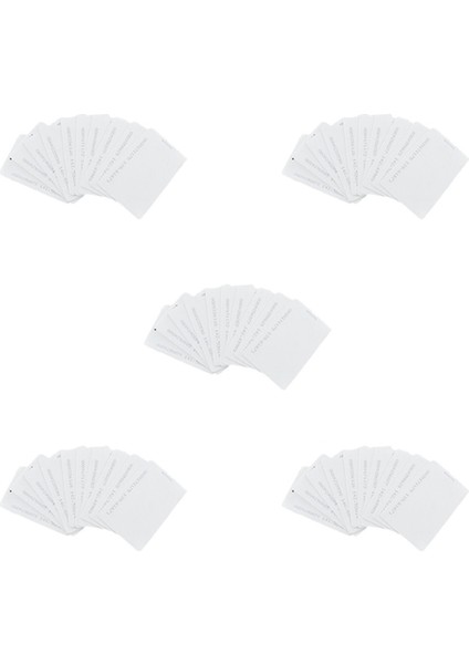 50 Pcs Beyaz 125KHZ 0 8mm Rfıd Erişim Yakınlık Kartı (Yurt Dışından)