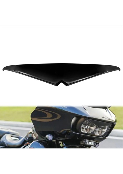 Motosiklet Far Kaşları Sticker Far Far Kaş Göz Kapakları Harley Road Glide Için Trim Kapak Vizörü 2015-2023 (Yurt Dışından) modelleri