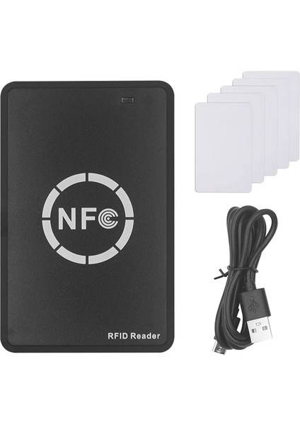 Rfıd Nfc Akıllı Yonga Okuyucu/yazar+5xcuid Kart 125K 13 56M Fotokopi Makinesi Rfıd Çipleyici Etiket Kopya Klon Id Ic Ic Key Rozet Kopyalama (Yurt Dışından)