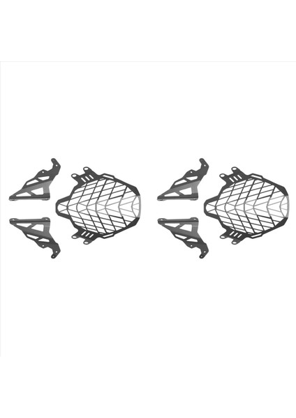 2x Motosiklet Far Kafası Işık Koruma Koruyucu Kapak Koruma Izgarası Suzuki DL650 V-Strom Dl 650 Vstrom 650 (Yurt Dışından)
