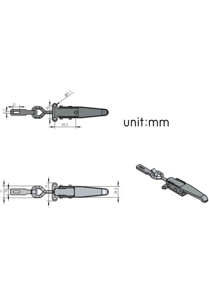 Duty Römork Yay Hasp Kapı Tutucu Hasp Finfener Aksesuarları Römork Toka Hasp Güvenlik Kılavuzu (Yurt Dışından) fırsatları