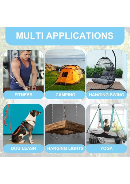 2 Adet Zincir Bağlantıları 304 Paslanmaz Çelik Vidalı Zincir Hamak Asma Yürüyüş Yürüyüş Için Hızlı Bağlantılar 2200 Lbs Kapasite (Yurt Dışından) indirimleri