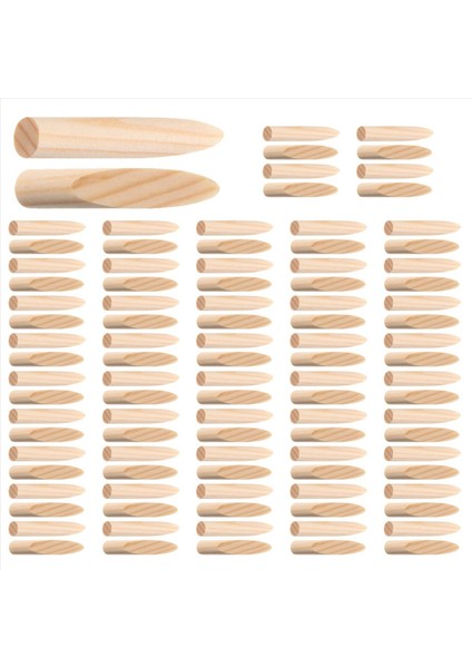400 Paket Cep Deliği Fişleri Masif Ahşap Dübel Cep Deliği Jig Boya Sınıfı Ahşap Tapalar Donanım Tapaları Ahşap Delik Dolgu (Yurt Dışından)