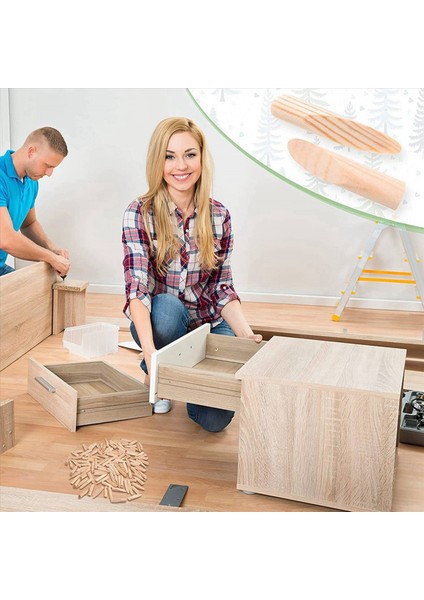 400 Paket Cep Deliği Fişleri Masif Ahşap Dübel Cep Deliği Jig Boya Sınıfı Ahşap Tapalar Donanım Tapaları Ahşap Delik Dolgu (Yurt Dışından) indirimleri