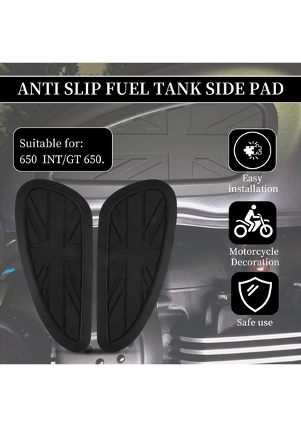 Motosiklet Kauçuk Tank Çekiş Padü Yan Gaz Kavrama Koruyucusu Royal Enfield Interceptor 650 (Yurt Dışından) indirimleri