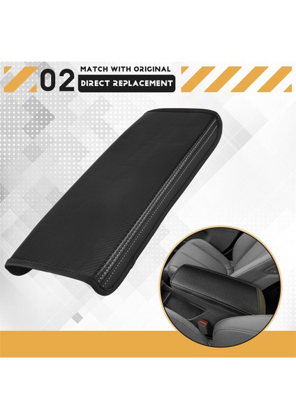 Hyundai Aini Kripton Için Araç Kol Resim Kutusu Kapağı 5 Ionıq 2022+ Merkezi Kontrol Koltuk Pedi Koruma Kapağı Siyah (Yurt Dışından) indirimleri