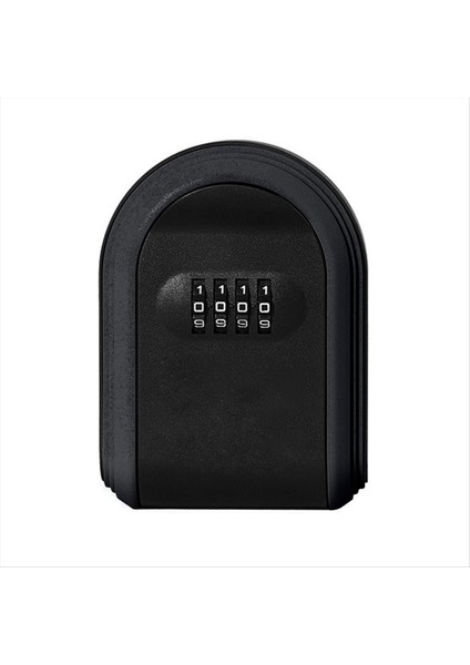 Anahtar Güvenli Kutu Hava Durumu Geçirmez 4 Sayı Kombinasyon Dış Mekan Anahtar Güvenlik Depolama Kılıfı Anahtar Kilit Kutusu Duvar Monte Siyah (Yurt Dışından)