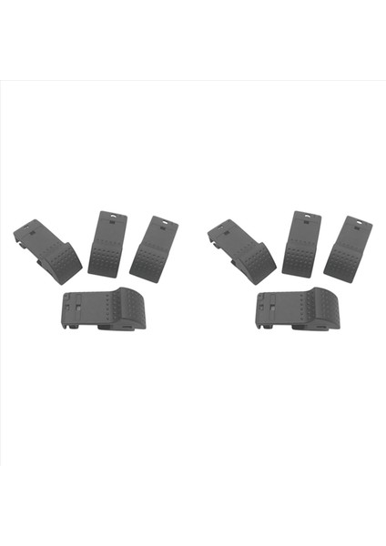 8pcs Kapı Sözü Kapı Kilit Pimi Kapak Kapısı Kilit Düğmeleri Vida Olmadan Citroen Zx Elysee Araba Stil Siyah (Yurt Dışından)