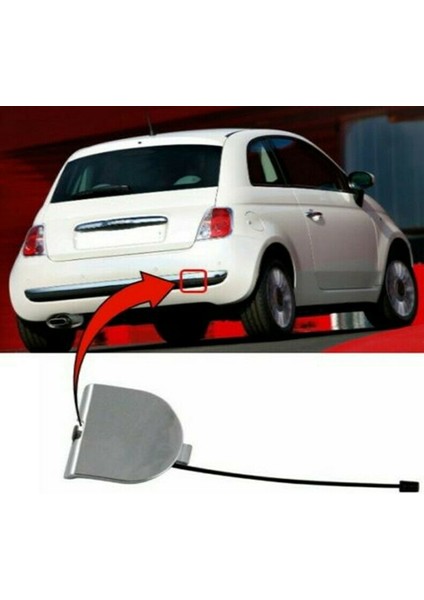 735455393 Arka Tampon Izgara Çekme Göz Kapağı Fiat Için Uygun 500 2007 2008 2009 2011 2012 2012 2012 2012 (Yurt Dışından) modelleri