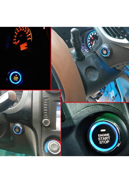Araba Motor Tek Kez Başlatma Düğmesi Sistemi Pke Anahtarsız Giriş Sistemi Araba Hırsızlık Önleme Alarmı Uzaktan Başlat Ateşleme Sistemi (Yurt Dışından) modelleri