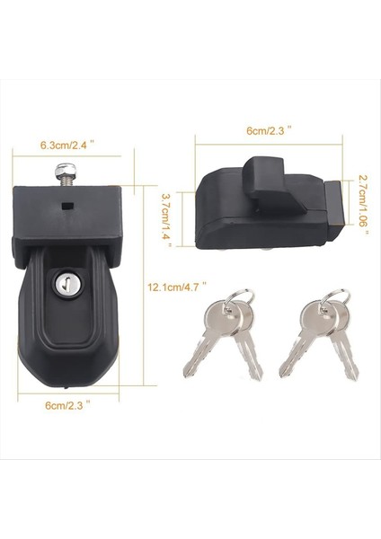 1 Set Araba Kaput Mandal Kilit Kiti Jeep Wrangler Için Kilit Tuşu (Yurt Dışından) fırsatları