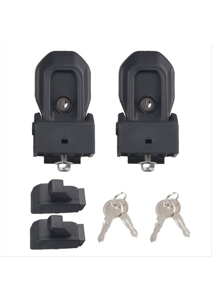 1 Set Araba Kaput Mandal Kilit Kiti Jeep Wrangler Için Kilit Tuşu (Yurt Dışından) indirimleri