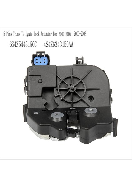 6S4Z5443150C 5 Pıns Bagaj Bagaj Kapağı Kilit Aktüatör Ford Focus Hatchback 2000-2007 Focus Sedan 2000-2003 4S4Z6343150AA (Yurt Dışından) modelleri