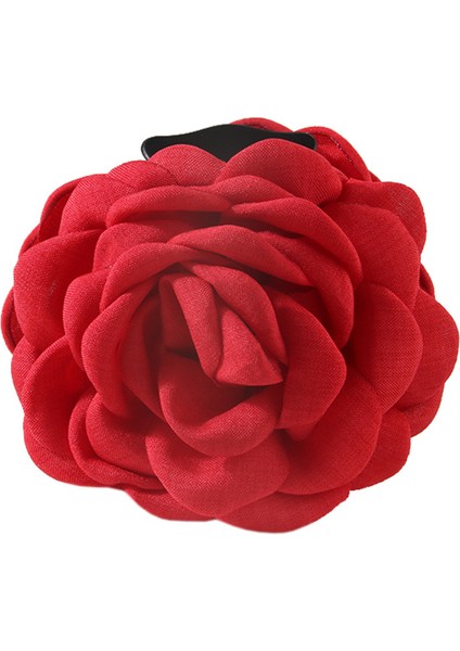 Leopar Desenli Çiçeklerin Tasarım Anlayışı Başın Tam Arkası Plaka Saç Tutma Klipsi Moda Çok Yönlü Mizaç Köpekbalığı Klipsi Saç Aksesuarları Saç Tokası Kadın (Yurt Dışından)