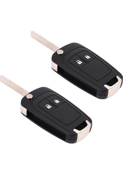 2x 2 Düğmeler 434MHZ ID46 Chıp Araç Ile Kablok Aveo Crue Orlando HU100 Blade (Yurt Dışından)