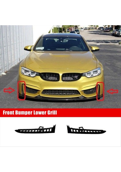 Araba Ön Tampon Bmw F80 M3 F82 F83 M4 Sağ 51118056600 Için Alt Giriş Izgarası (Yurt Dışından) indirimleri