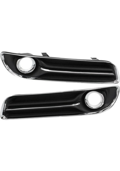 1paır Ön Tampon Sis Lambası Kapağı Chrome 68127946AB 68127947B Chrysler Için 300 2011-2014 Sis Lambası Çerçeve Çerçeve Döşeme (Yurt Dışından)