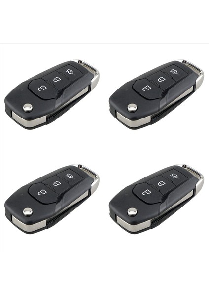 4x Araç Akıllı Uzaktan Anahtar 3 Düğmesi 433MHZ 49CHIP Ford Ka+ Modeo Glaxy S-Max 2014 2015 2016 DS7T-15K601-B (Yurt Dışından)