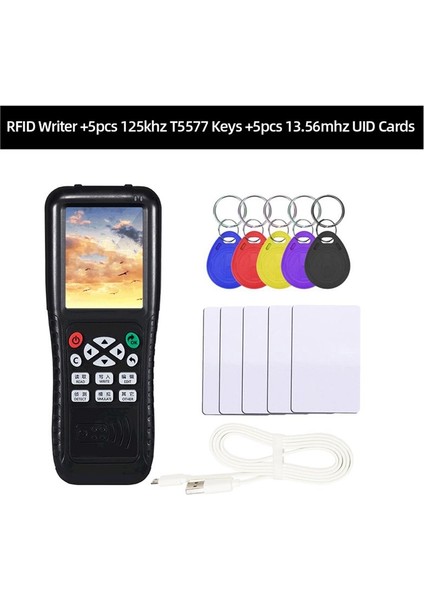 Tam Decode Fonksiyonlu Rfıd Fotokopi Makyacı Akıllı Kart Anahtar Nfc Id Duplicator Okuyucu Yazar (T5577 Anahtar Uıd Kartı) (Yurt Dışından) indirimleri