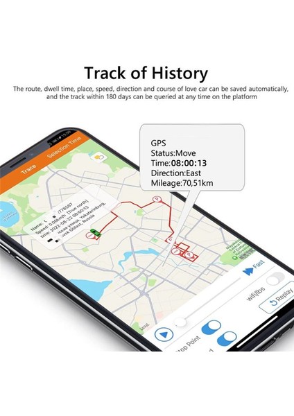 Araç Gps Tracker Mini Gps Araç Araç Motosiklet Izleyici Izleme Cihazı Bulucu Kolay Yükleme Gps+Lbs+Agps (Yurt Dışından)