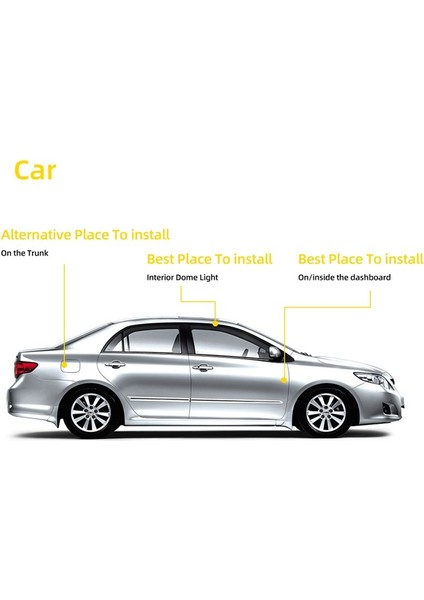 Araç Gps Tracker Mini Gps Araç Araç Motosiklet Izleyici Izleme Cihazı Bulucu Kolay Yükleme Gps+Lbs+Agps (Yurt Dışından) indirimleri