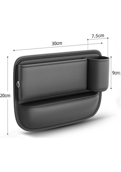 Araba Slit Organizer Depolama Klipsli Depolama Kutusu Şarj Organizatör Kupa Tutucu ile Sol Taraf+ Kupa Tutucu ile Sağ Taraf (Yurt Dışından) fiyatları