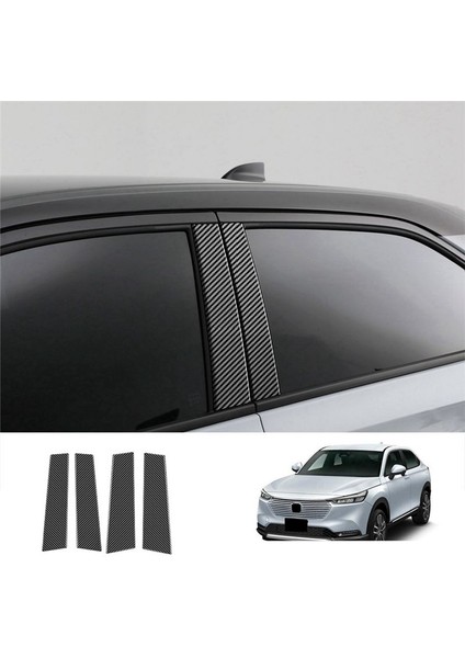 Araba Penceresi Kapı Sütunu B Sütunlar Honda Hrv 2022 2023 Ayna Etkisi Çıkartma Karbon Fiber (Yurt Dışından) indirimleri