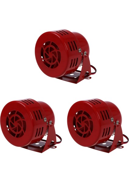3x 12V Otomotiv Hava Raid Siren Boynuz Kamyonu Vtg Motor Tabanlı Yangın Kurtarma Amerika Birleşik Devletleri (Yurt Dışından)