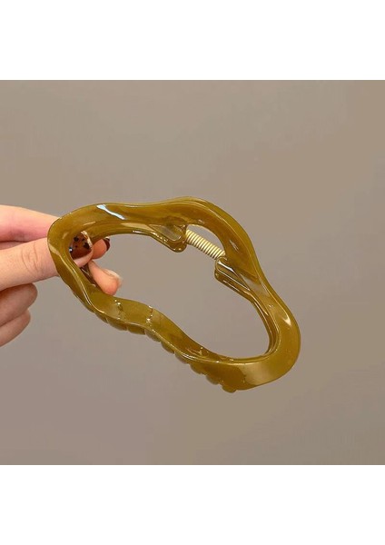 Büyük Plaka Saç Bulutları Kavrama Klipsi Kadın Başın Arkası Mizaç Köpekbalığı Klipsi Yüz Saç Kartı Kafa Aksesuarları Dışında Gelişmiş Yaratıcılık Duygusu (Yurt Dışından)