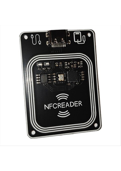 13 56MHZ PN532 PCR532 Rfıd Uıd Uıd Gen2 Ic Ic Kart Okuyucu Wirter Modül Tip C Yazılımlı (Yurt Dışından)