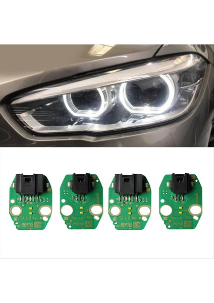 4pcs 3pin + 6pin Beyaz Melek Göz LED Kartı Bmw 1 Serisi F20 F20 F20 F20 Lcı LED Far Günlüm Işı Modül 63117428425 (Yurt Dışından) fiyatları