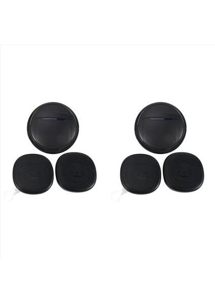 2x Pet Köpek Kapı Zilleri Kablosuz Kapı Bell Ev Eğitimi Çok Fonksiyonlu Sensör Hareketi (Alıcı ve Vericiler) Abd Fişi (Yurt Dışından)