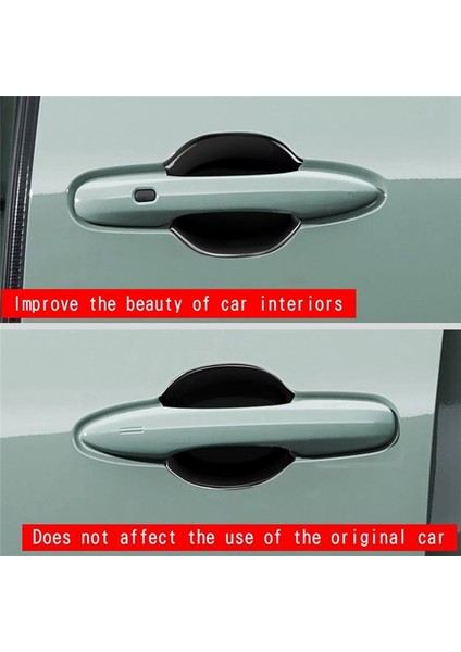 Araba Parlatıcı Siyah Kapı Koyu Kapak Kapağı Boşluk Trim Ek Toyota Sienta 10 Serisi 2022 2023 (Yurt Dışından) modelleri