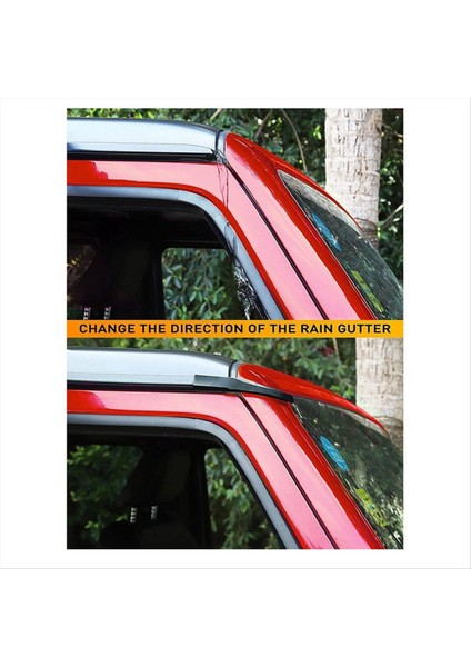 Yükseltilmiş Versiyon Araba Çatı Yağmur Oluk Uzantıları Jeep Wrangler Jk Jku Için Yağmur Groove Diverter 2011-2017 (Yurt Dışından) fırsatları