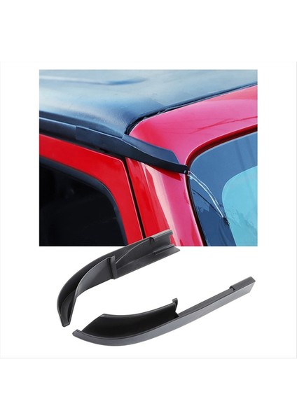 Yükseltilmiş Versiyon Araba Çatı Yağmur Oluk Uzantıları Jeep Wrangler Jk Jku Için Yağmur Groove Diverter 2011-2017 (Yurt Dışından) indirimleri