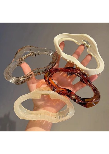 Büyük Plaka Saç Bulutları Kavrama Klipsi Kadın Başın Arkası Mizaç Köpekbalığı Klipsi Yüz Saç Kartı Kafa Aksesuarları Dışında Gelişmiş Yaratıcılık Duygusu (Yurt Dışından) fırsatları