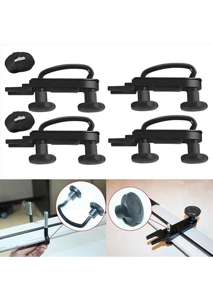 8 Pcs Araç Çatı Bagaj Aksesuarları Van Montaj Aksesuarları Kit Çatı Kutusu Braket Montaj Aksesuarları Kiti (Yurt Dışından) fırsatları