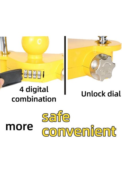 Kombinasyon Trailer Kilidi Rv Güvenlik Kilidi Kubbe Kuplörü U-Şekilli Kubbesi Kilit Çiçek Sepeti Kilit Römork Kilit Otomatik Malzemeler (Yurt Dışından) modelleri