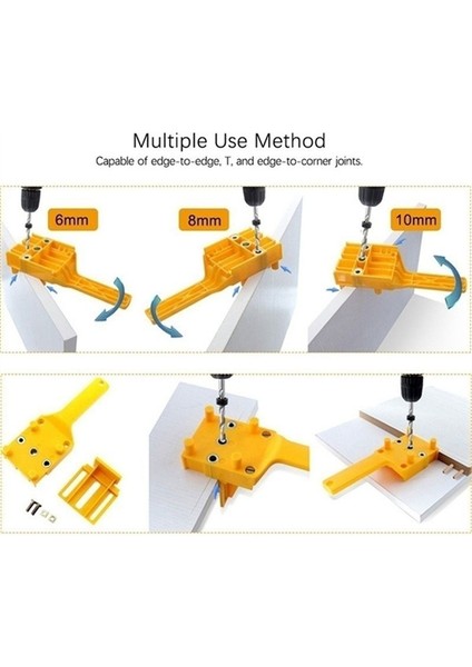 Ahşap Zımba Deliği Konumlandırıcı Düz Delik Delme Deliği Yuvarlak Tenon Bir Ekleme Diy Alet Sarı (Yurt Dışından) modelleri
