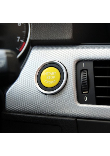 Sarı Motor Başlangıç Durdur Düğmesi Bmw E-Chassıs E46 E60 E90 E92 E87 E82 E64 E70 E71 E53 E89 E39 (Yurt Dışından) modelleri