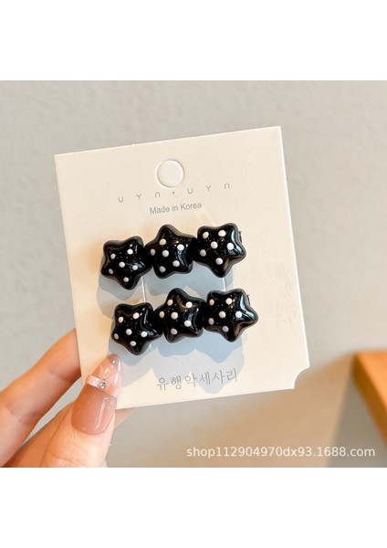 Metal Niş Tasarım Sonbahar ve Kış Klip Kızlar Sevimli Ins Saç Tokası Çocuk Mizaç Saç Kartı (Yurt Dışından) fiyatları