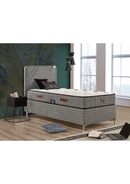 Joy Set Tek Kişilik Yatak Seti 100 x 200 Başlık + Sandıklı Baza+ Ortopedik Yatak modelleri