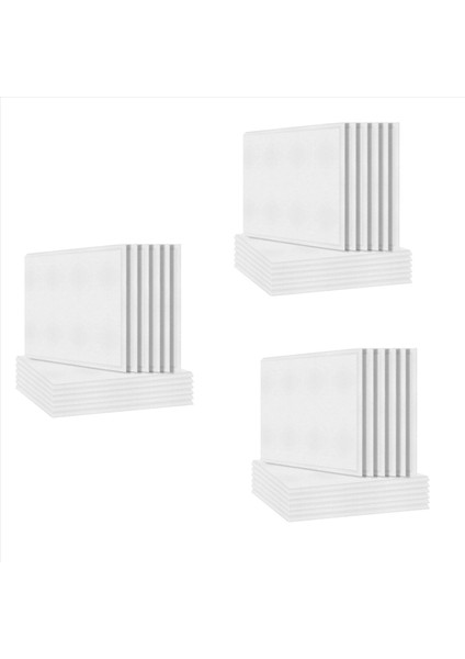 36 Paket Akustik Paneller Ses Geçirmez Dolgu Eğimli Kenar Ses Emici Paneller Akustik Için Akustik Panel (Yurt Dışından)