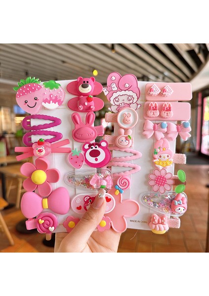 Çocuk Saç Tokası Saç Aksesuarları Yeni Küçük Kız Saç Kartı Kızlar Sevimli Bebek Bangs Kartı (Yurt Dışından) modelleri