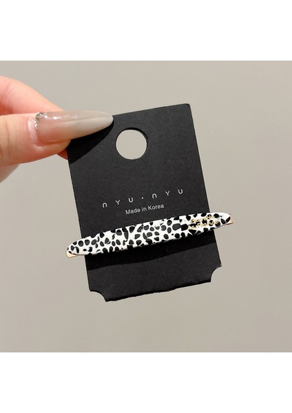 Metal Niş Tasarım Sonbahar ve Kış Klip Kız Sevimli Ins Saç Tokası Çocuk Saç Kartı (Yurt Dışından)