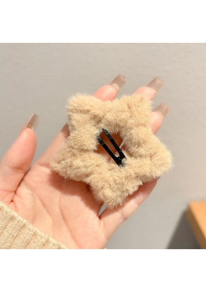 Metal Niş Tasarım Duygusu Sonbahar ve Kış Klipleri Kızlar Sevimli Ins Saç Tokası Çocuk Mizaç Saç Kartı (Yurt Dışından)