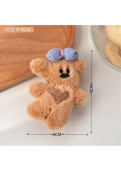 Metal Niş Tasarım Sonbahar ve Kış Klip Kız Sevimli Ins Saç Tokası Çocuk Saç Kartı (Yurt Dışından)