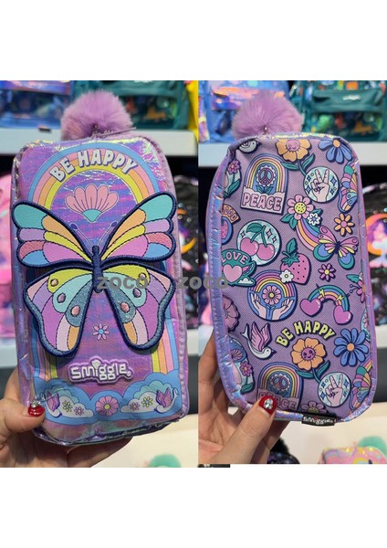 Avustralya Smiggle Kalem Çantası Ilkokul ve Ortaokul Öğrencileri Kalem Çantası Çocuklar Büyük Kapasiteli Kırtasiye Çantası Karikatür Saklama Kırtasiye Çantası (Yurt Dışından) fırsatları