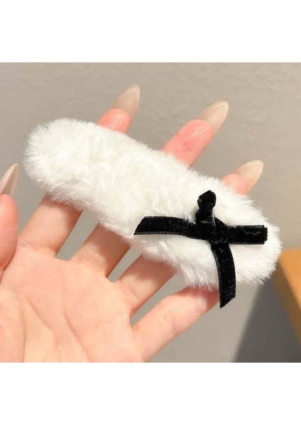 Metal Niş Tasarım Sonbahar ve Kış Klip Kız Sevimli Ins Saç Tokası Çocuk Saç Kartı (Yurt Dışından)